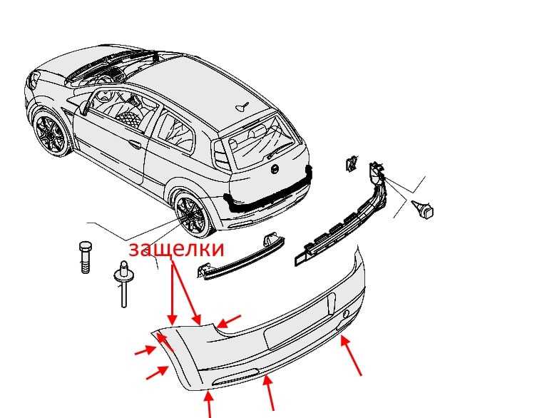 Замена переднего бампера fiat albea