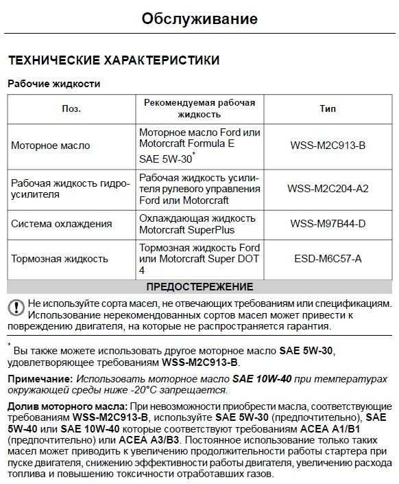 Какое масло заливать в ford mondeo