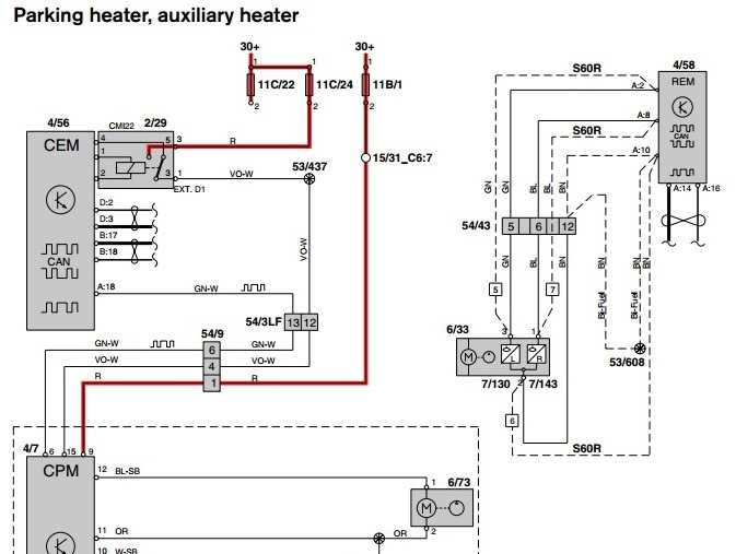 Fuse box diagram volvo s60 (2011-2014)